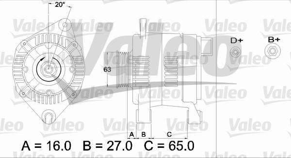 Valeo 436475 - Laturi inparts.fi