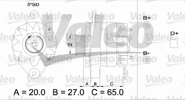 Valeo 436473 - Laturi inparts.fi