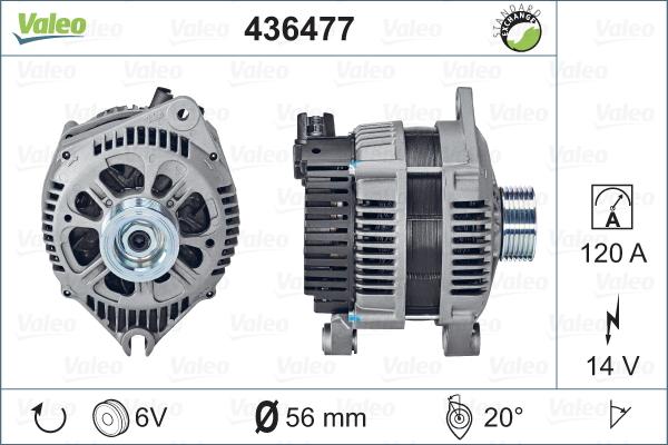 Valeo 436477 - Laturi inparts.fi