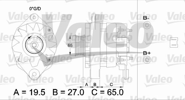 Valeo 436594 - Laturi inparts.fi