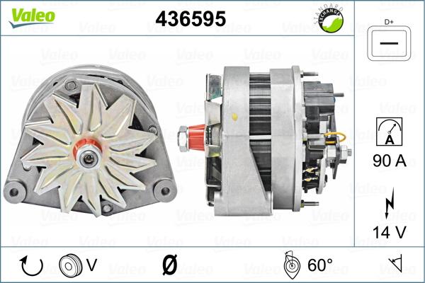 Valeo 436595 - Laturi inparts.fi