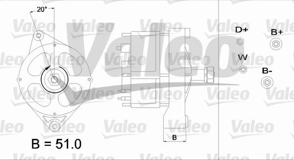 Valeo 436590 - Laturi inparts.fi