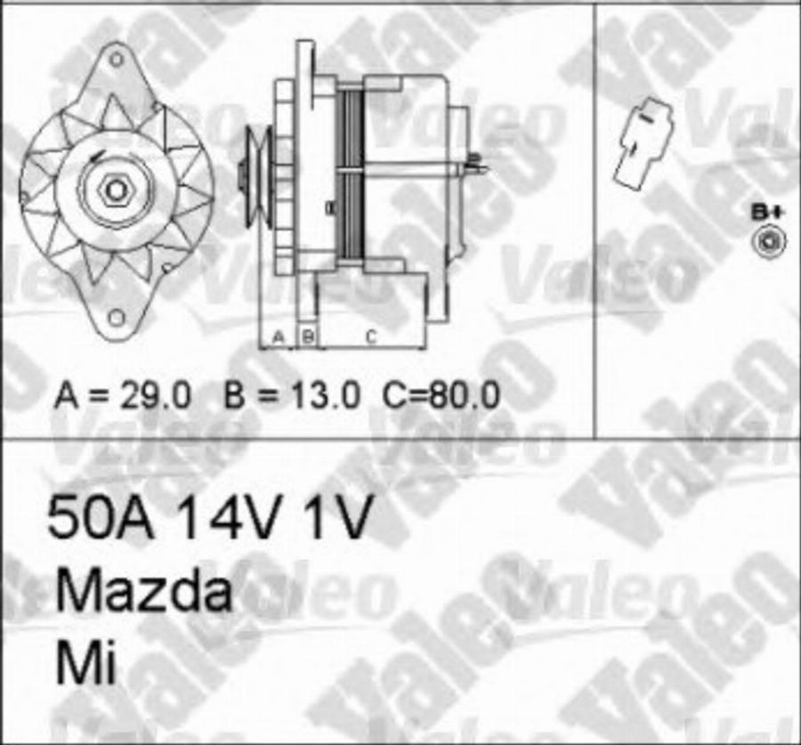 Valeo 436549 - Laturi inparts.fi