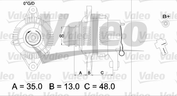 Valeo 436544 - Laturi inparts.fi