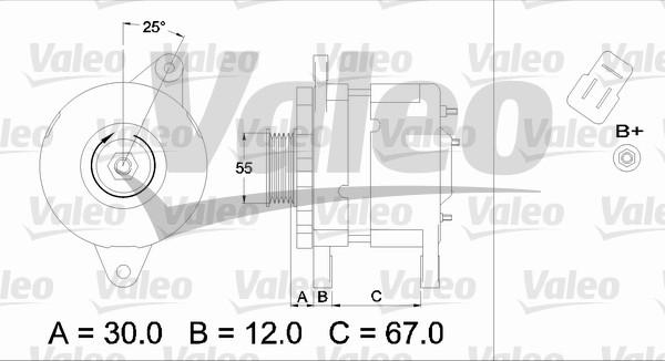 Valeo 436540 - Laturi inparts.fi