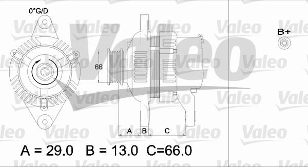 Valeo 436548 - Laturi inparts.fi