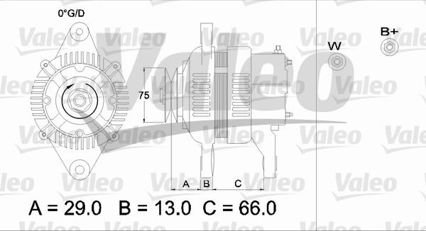 Valeo 436542 - Laturi inparts.fi