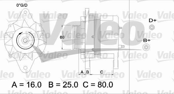 Valeo 436547 - Laturi inparts.fi