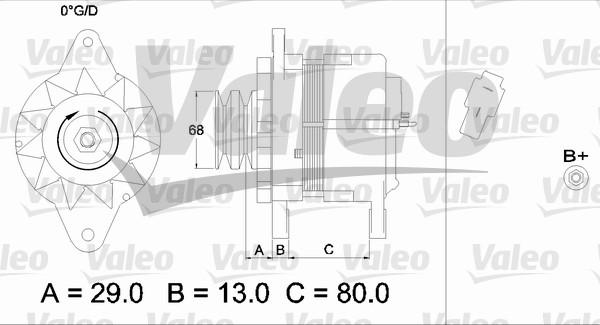 Valeo 436551 - Laturi inparts.fi