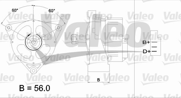 Valeo 436561 - Laturi inparts.fi