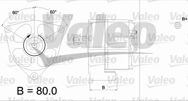 Valeo 436568 - Laturi inparts.fi