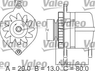 Valeo 436506 - Laturi inparts.fi