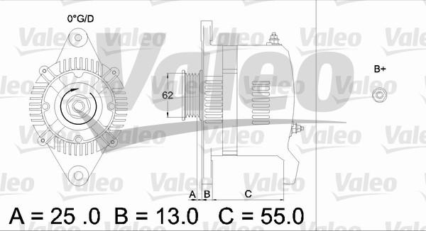 Valeo 436503 - Laturi inparts.fi