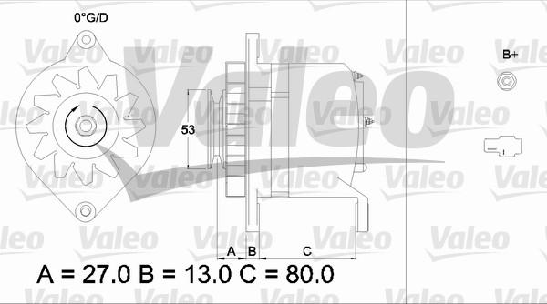 Valeo 436507 - Laturi inparts.fi