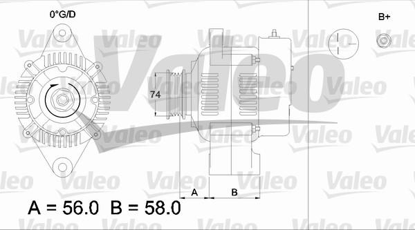 Valeo 436519 - Laturi inparts.fi