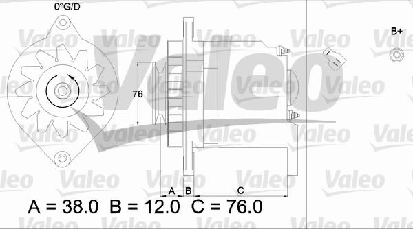 Valeo 436511 - Laturi inparts.fi