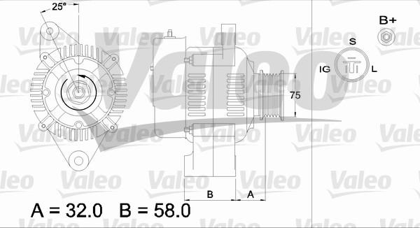 Valeo 436517 - Laturi inparts.fi