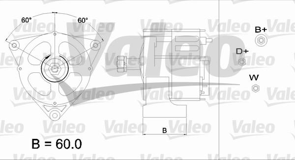 Valeo 436589 - Laturi inparts.fi