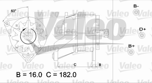 Valeo 436583 - Laturi inparts.fi