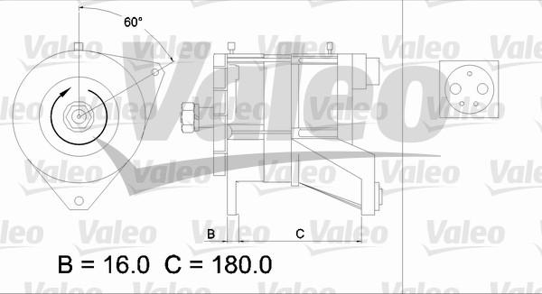 Valeo 436582 - Laturi inparts.fi