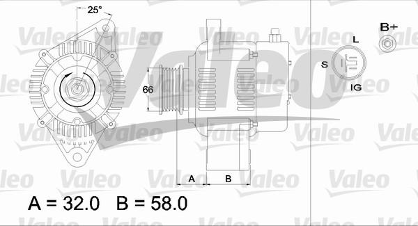 Valeo 436537 - Laturi inparts.fi