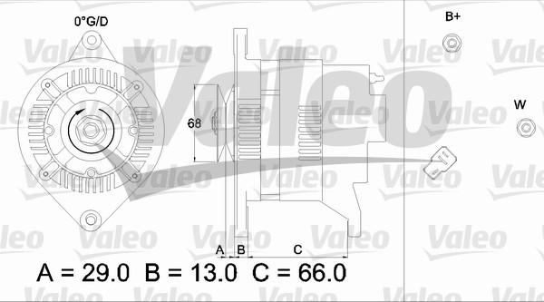 Valeo 436524 - Laturi inparts.fi