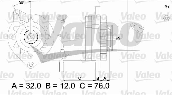 Valeo 436526 - Laturi inparts.fi