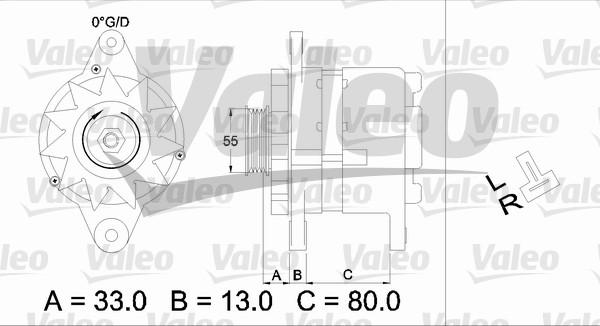 Valeo 436523 - Laturi inparts.fi