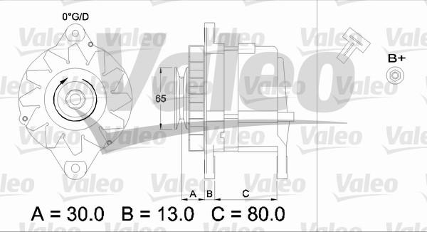 Valeo 436522 - Laturi inparts.fi