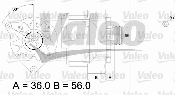 Valeo 436574 - Laturi inparts.fi