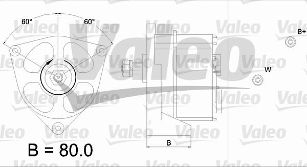 Valeo 436578 - Laturi inparts.fi