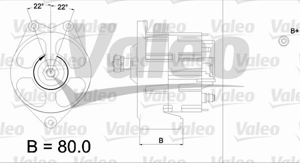 Valeo 436572 - Laturi inparts.fi