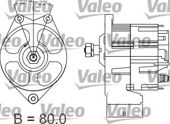 Valeo 436572 - Laturi inparts.fi