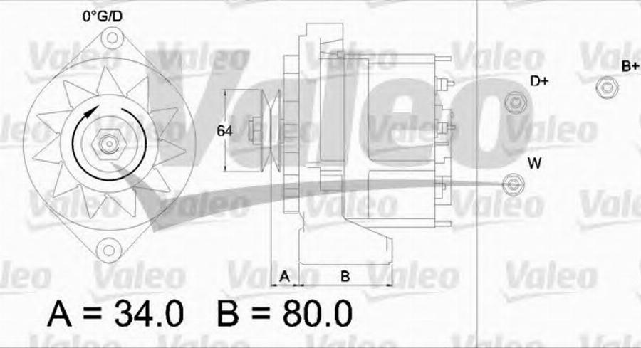 Valeo 436577 - Laturi inparts.fi