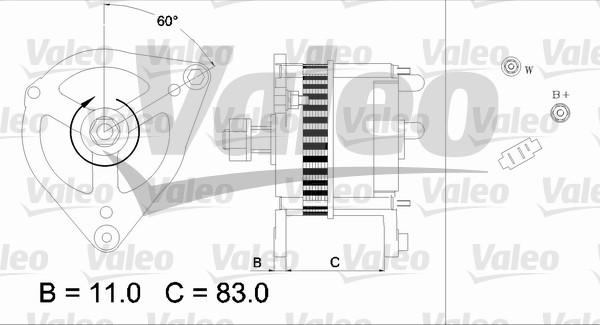 Valeo 436694 - Laturi inparts.fi