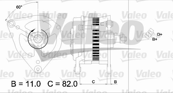 Valeo 436695 - Laturi inparts.fi