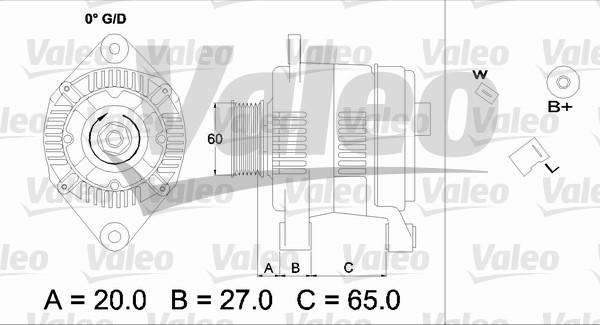 Valeo 436698 - Laturi inparts.fi