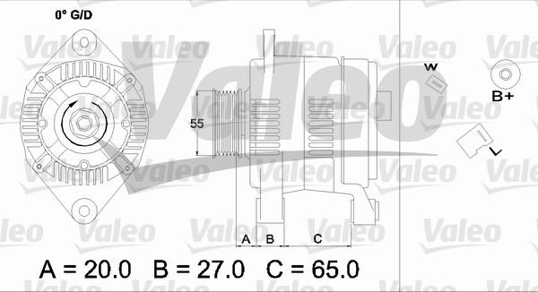 Valeo 436697 - Laturi inparts.fi