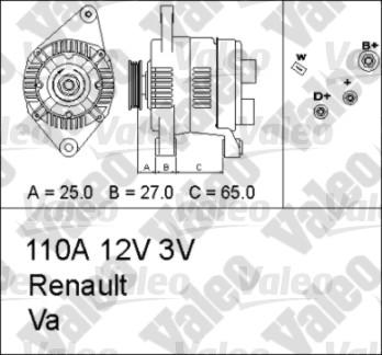 Valeo 436649 - Laturi inparts.fi