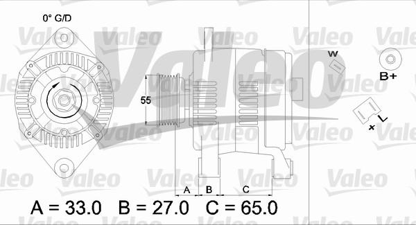 Valeo 436646 - Laturi inparts.fi