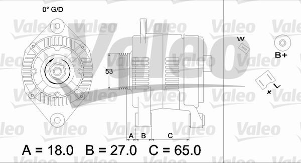 Valeo 436656 - Laturi inparts.fi