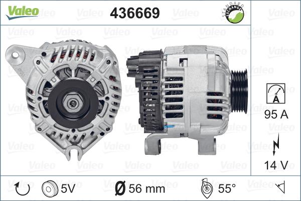 Valeo 436669 - Laturi inparts.fi