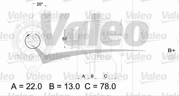 Valeo 436609 - Laturi inparts.fi