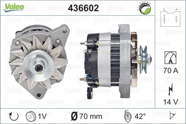 Valeo 436602 - Laturi inparts.fi