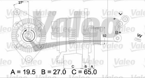 Valeo 436616 - Laturi inparts.fi