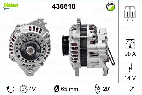 Valeo 436610 - Laturi inparts.fi