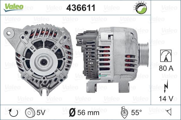 Valeo 436611 - Laturi inparts.fi