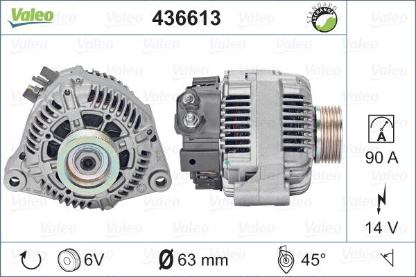 Valeo 436613 - Laturi inparts.fi