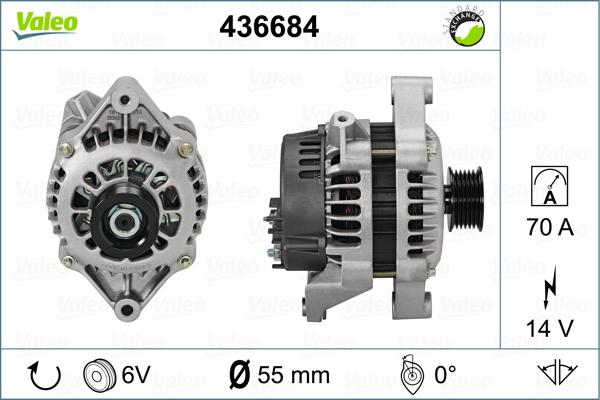 Valeo 436684 - Laturi inparts.fi