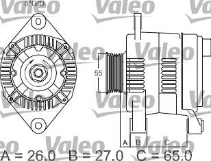 Valeo 436636 - Laturi inparts.fi